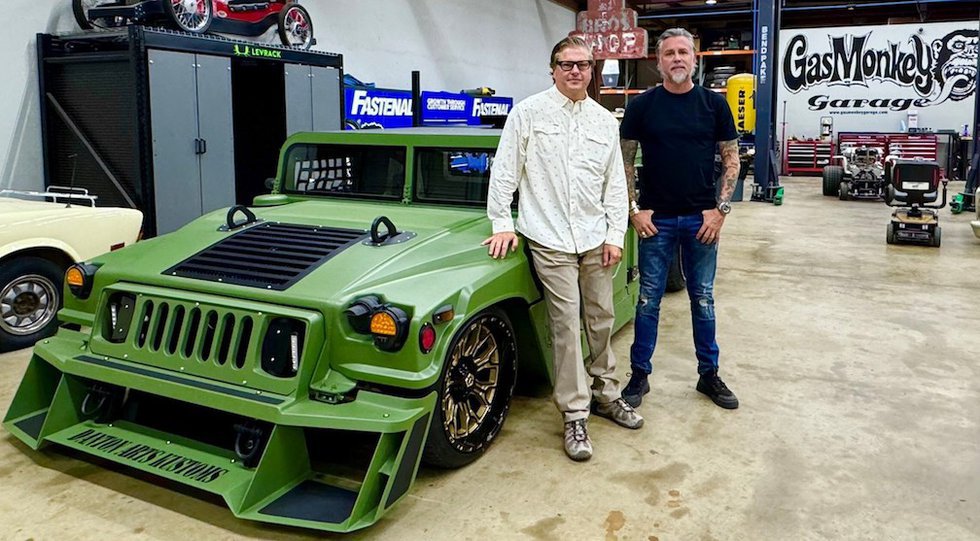 Hellcat-equipped Humvee